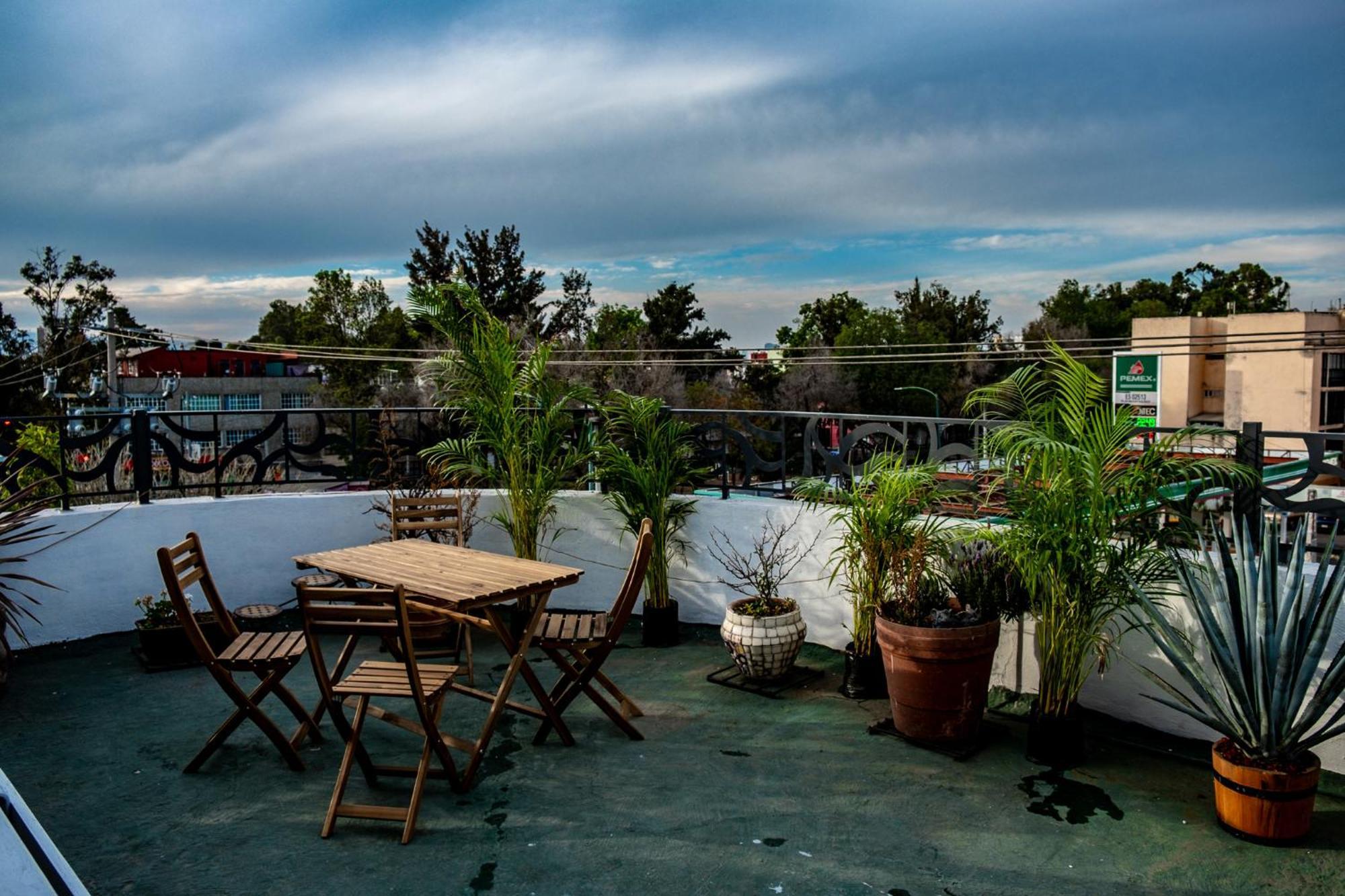 Central & Cozy Studio With Rooftop View 1 Mexico By Eksteriør billede